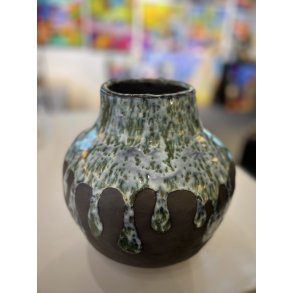 Anette Blichfeldt Madsen, gr�n bl� unika vase