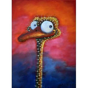 30x40cm 3D maleri af Jette Ladefoged