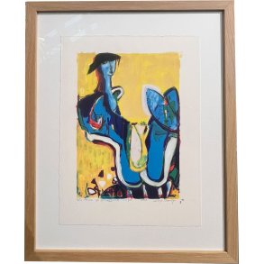 Litografi af Inge H�rup