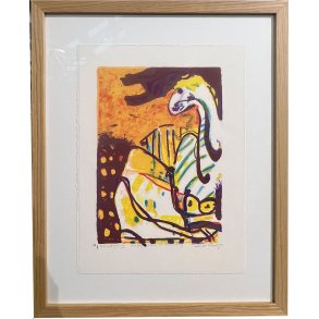 Litografi af Inge H�rup