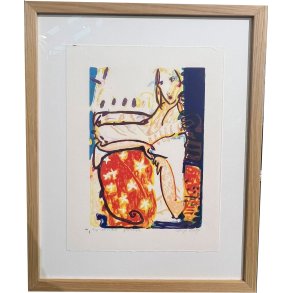 Litografi af Inge H�rup