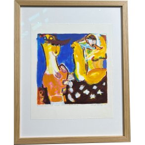 Litografi af Inge H�rup