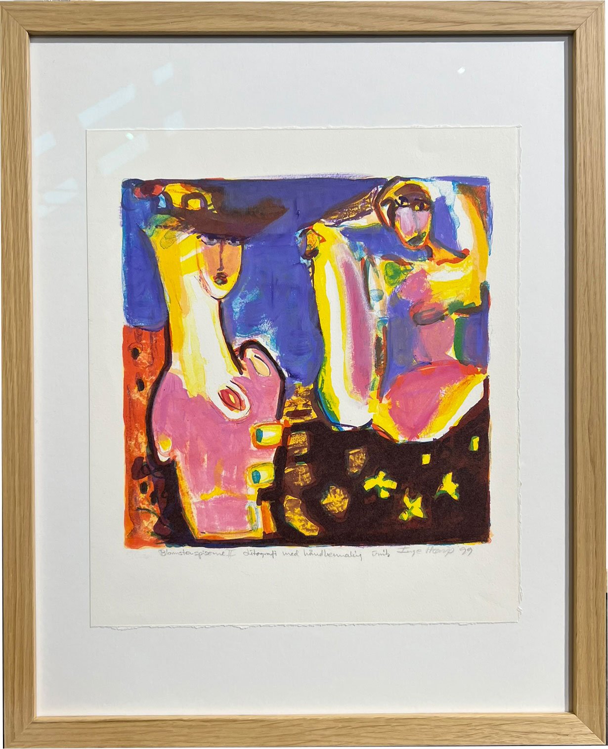 Litografi af Inge H�rup