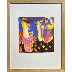 Litografi af Inge H�rup