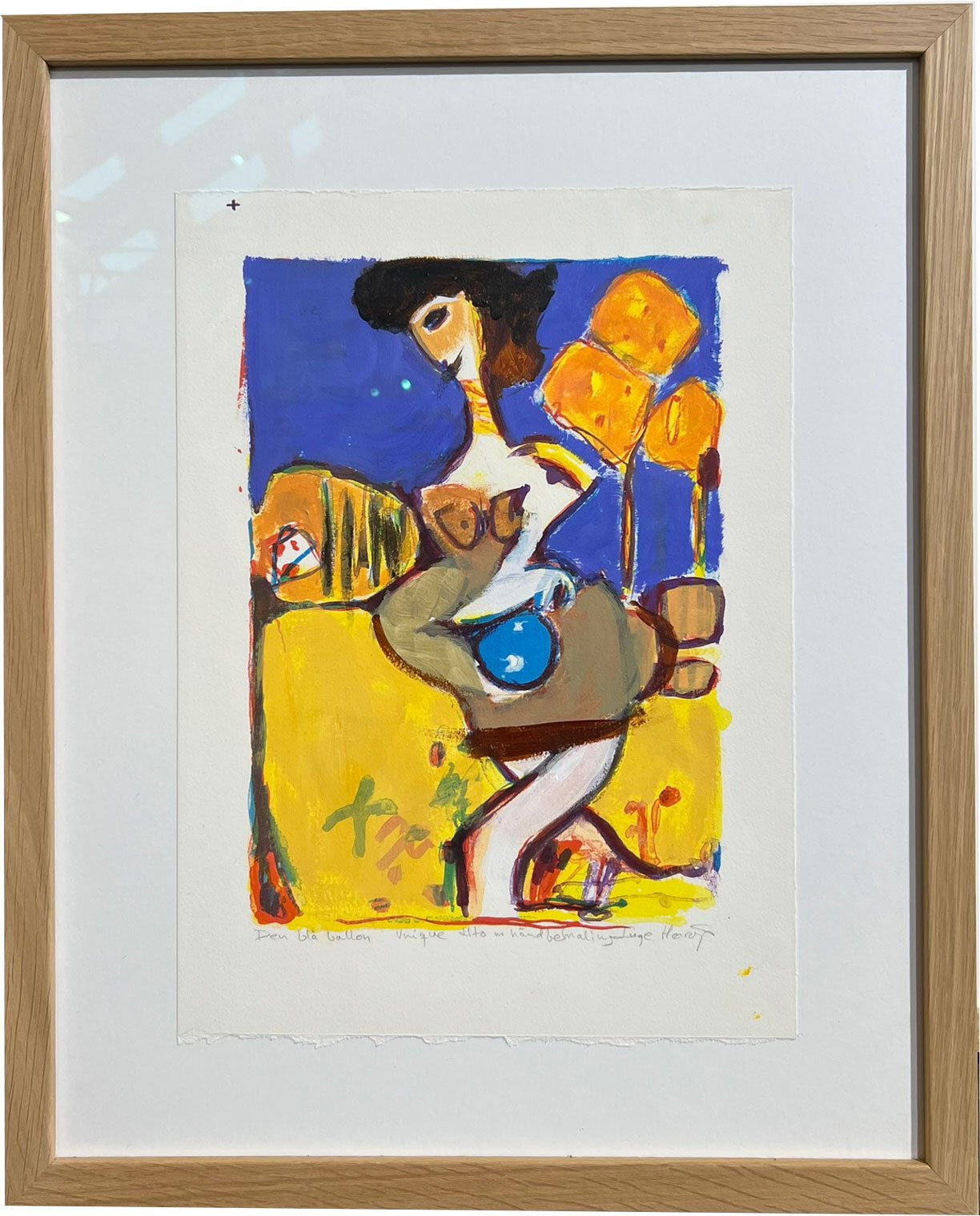 Litografi af Inge H�rup