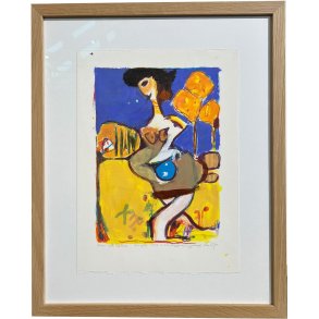 Litografi af Inge H�rup