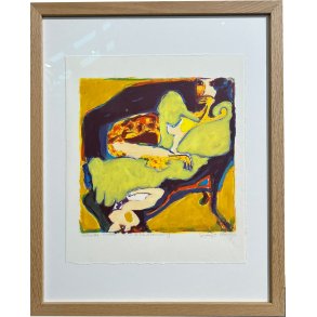 Litografi af Inge H�rup