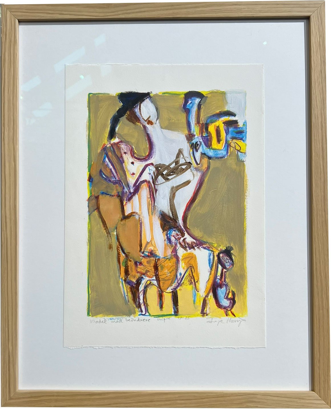 Litografi af Inge H�rup