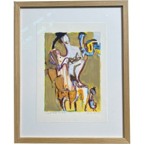 Litografi af Inge H�rup