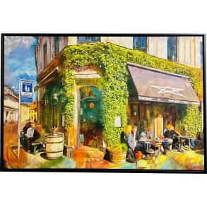 Drudenfuss Aarhus, 100x150cm oliemaleri af Sarah H�i