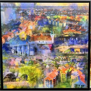 Danmarks Smukkeste Billede 80x80cm, giclee p� l�rred nummereret i 50 eskemplarer