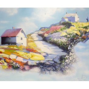 Krattet, 50x60cm maleri af Naja Duarte