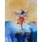 I believe I can fly, 70x 90cm maleri  af Jesper S�rensen
