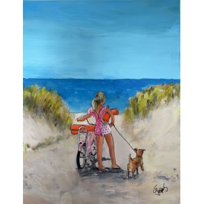 Good company, 70x 90cm maleri  af Jesper S�rensen