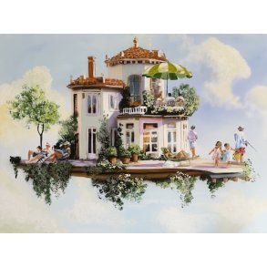 weekend uden Tyndekraft, 90x120cm maleri af Naja Duarte