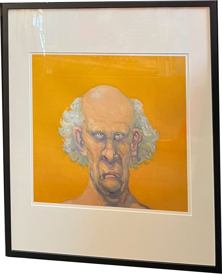 Fools - indrammet plakat af Michael Kvium 40x50cm