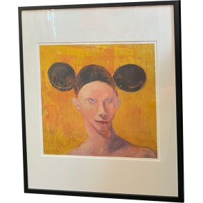 Fools - indrammet plakat af Michael Kvium 40x50cm