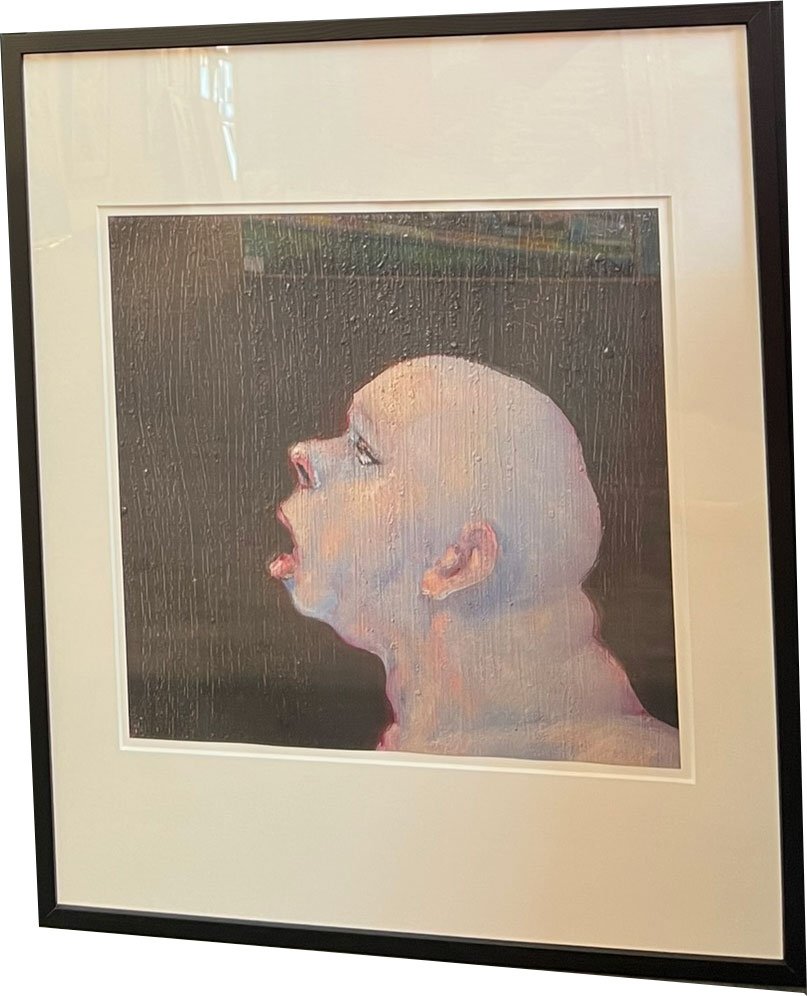 Fools - indrammet plakat af Michael Kvium 40x50cm