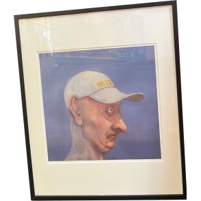 Fools - indrammet plakat af Michael Kvium 40x50cm