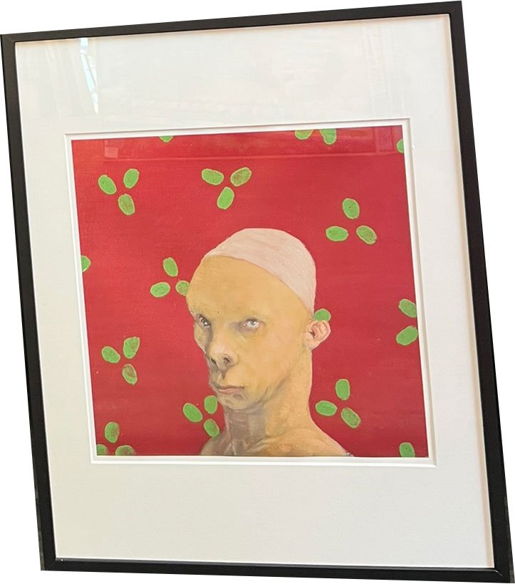 Fools - indrammet plakat af Michael Kvium 40x50cm