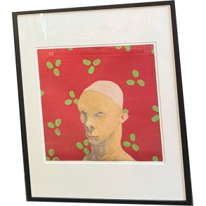 Fools - indrammet plakat af Michael Kvium 40x50cm