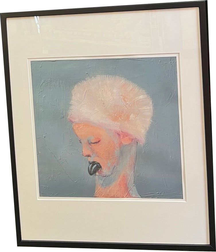 Fools - indrammet plakat af Michael Kvium 40x50cm