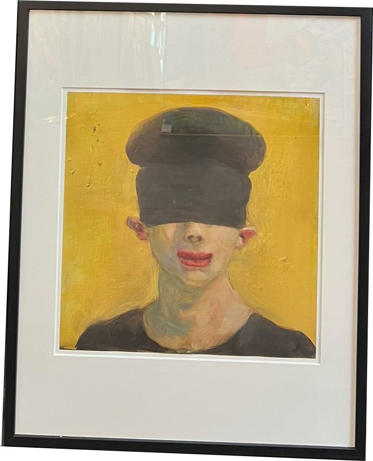 Fools - indrammet plakat af Michael Kvium 40x50cm