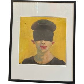 Fools - indrammet plakat af Michael Kvium 40x50cm