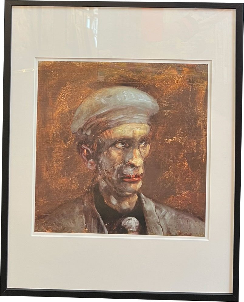 Fools - indrammet plakat af Michael Kvium 40x50cm