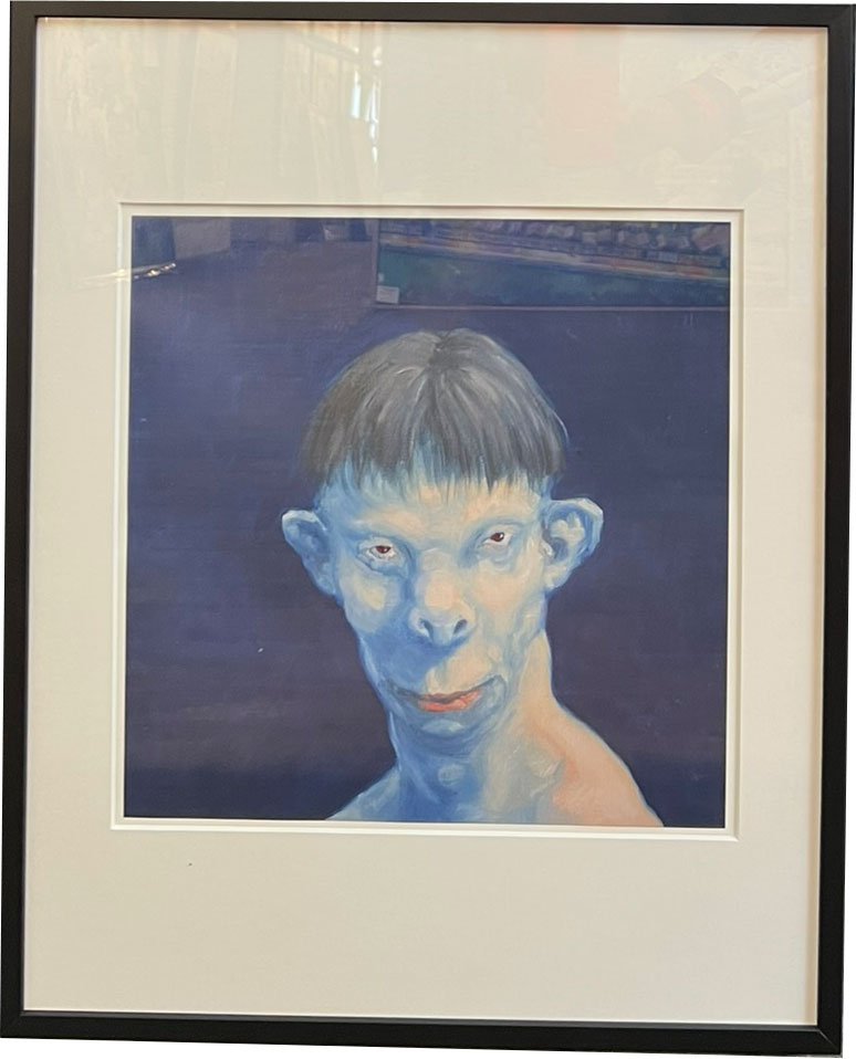 Fools - indrammet plakat af Michael Kvium 40x50cm