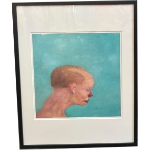 Fools - indrammet plakat af Michael Kvium 40x50cm