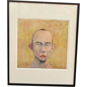 Fools - indrammet plakat af Michael Kvium 40x50cm