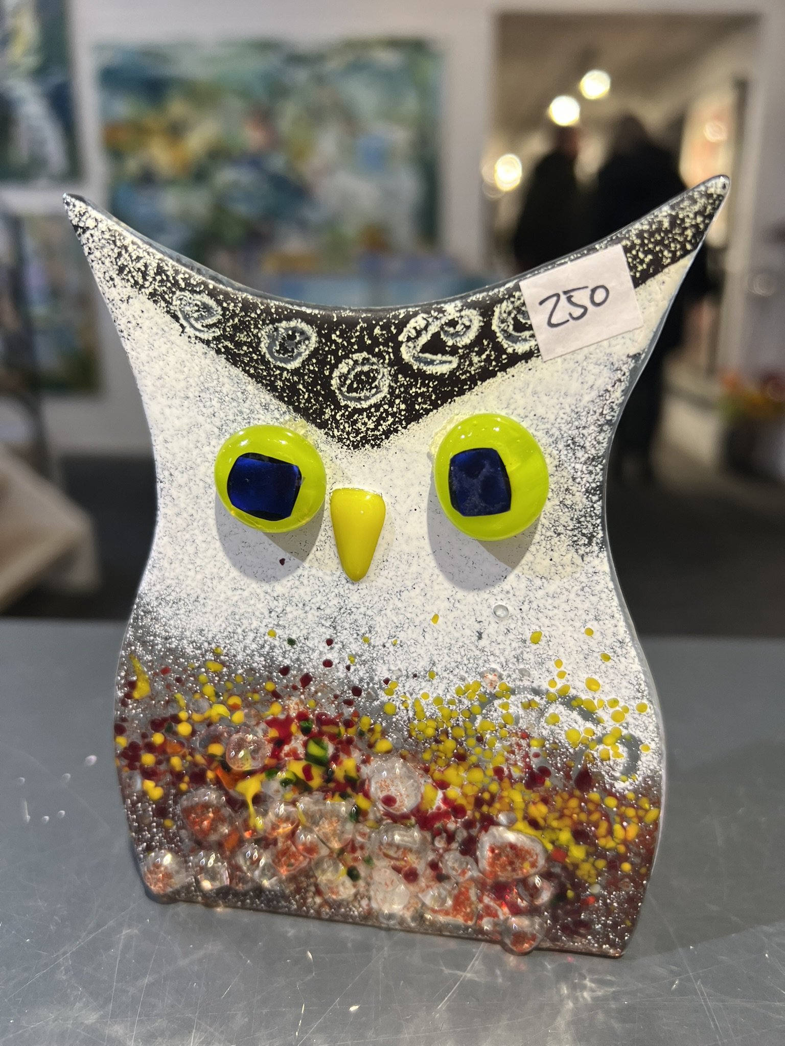 Ugle i glas til fyrfadslys af Azra Junuzovic