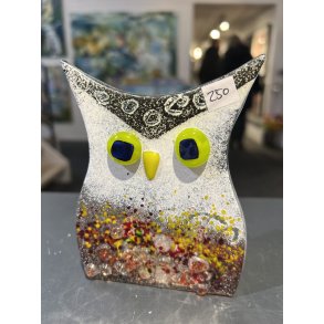 Ugle i glas til fyrfadslys af Azra Junuzovic