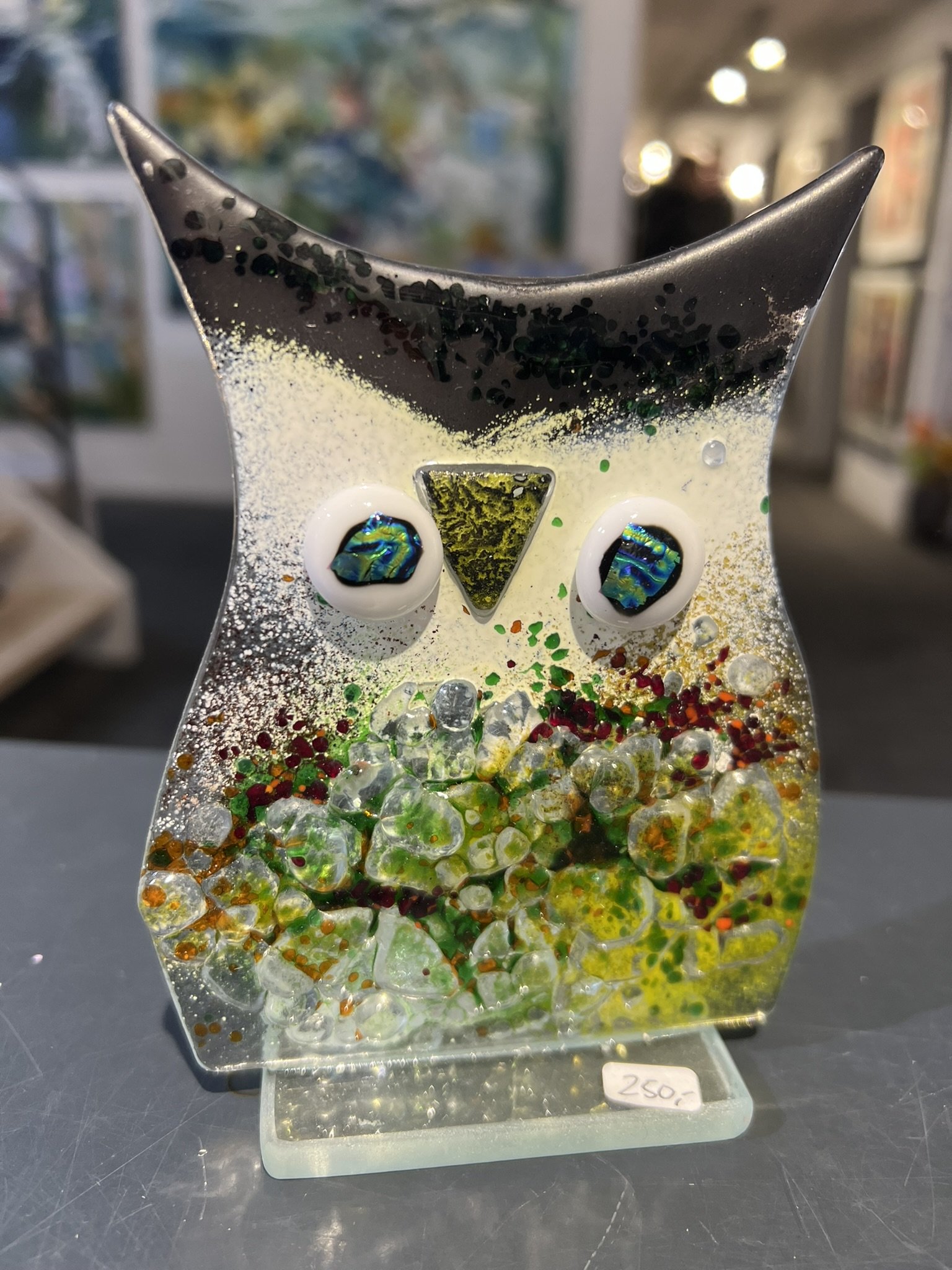 Ugle i glas til fyrfadslys af Azra Junuzovic