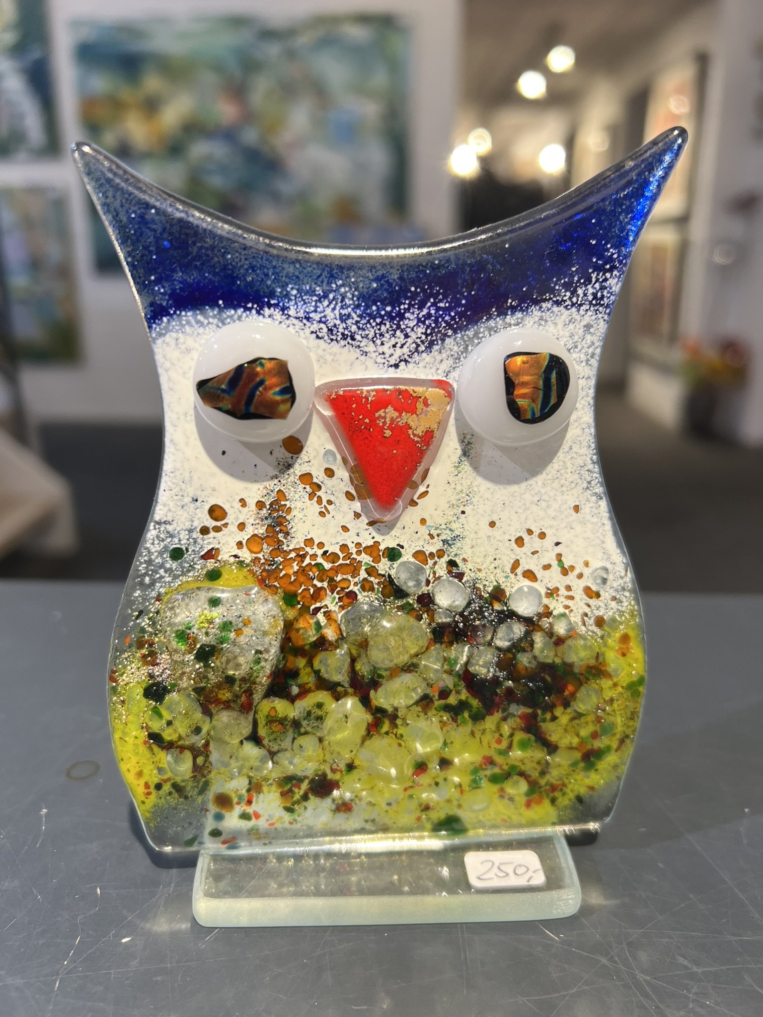 Ugle i glas til fyrfadslys af Azra Junuzovic