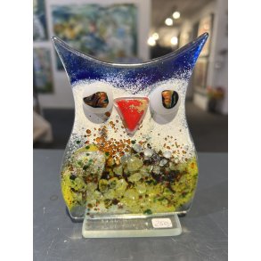 Ugle i glas til fyrfadslys af Azra Junuzovic