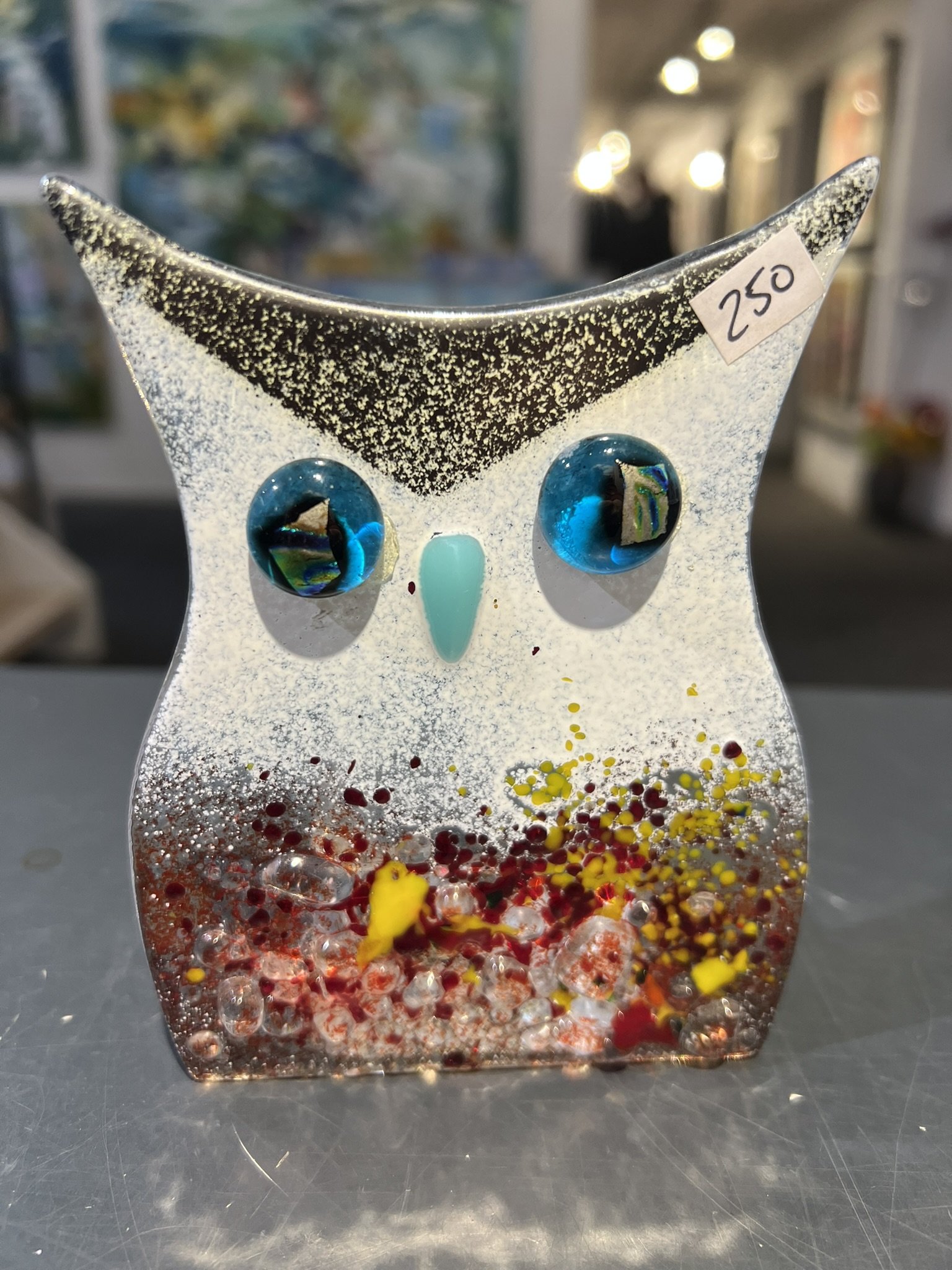 Ugle i glas til fyrfadslys af Azra Junuzovic