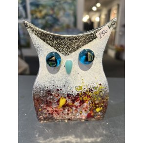 Ugle i glas til fyrfadslys af Azra Junuzovic