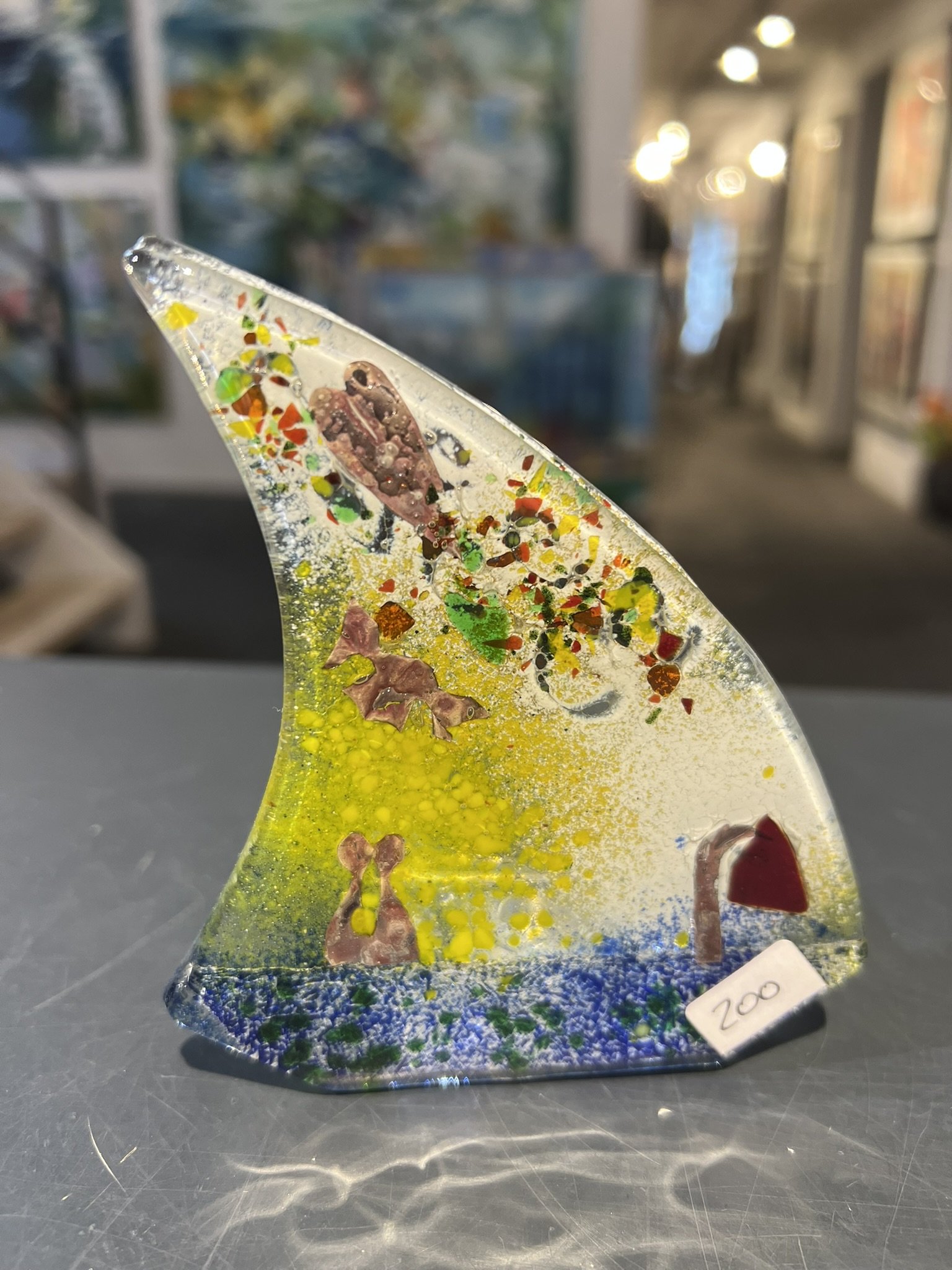 Skib i glas til fyrfadslys af Azra Junuzovic