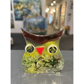 ugle i glas til fyrfadslys af Azra Junuzovic