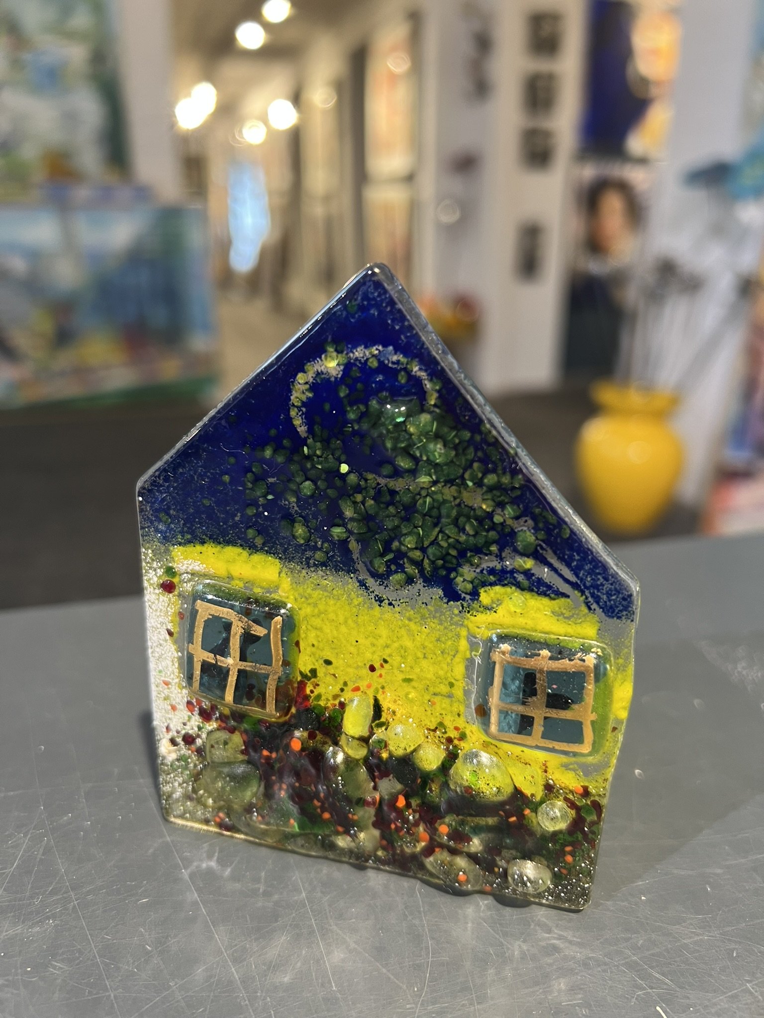 ugle i glas til fyrfadslys af Azra Junuzovic