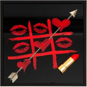 Kiss & Play, 3D billede fra Italienske Sequence 30x30cm