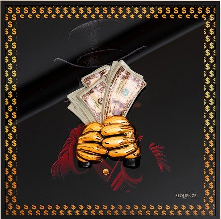 Dream Big, sort 3D billede fra Italienske Sequence 30x30cm