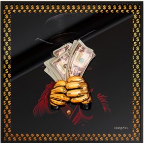 Dream Big, sort 3D billede fra Italienske Sequence 30x30cm