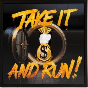 Take it and Run,  3D billede fra Italienske Sequence 30x30cm