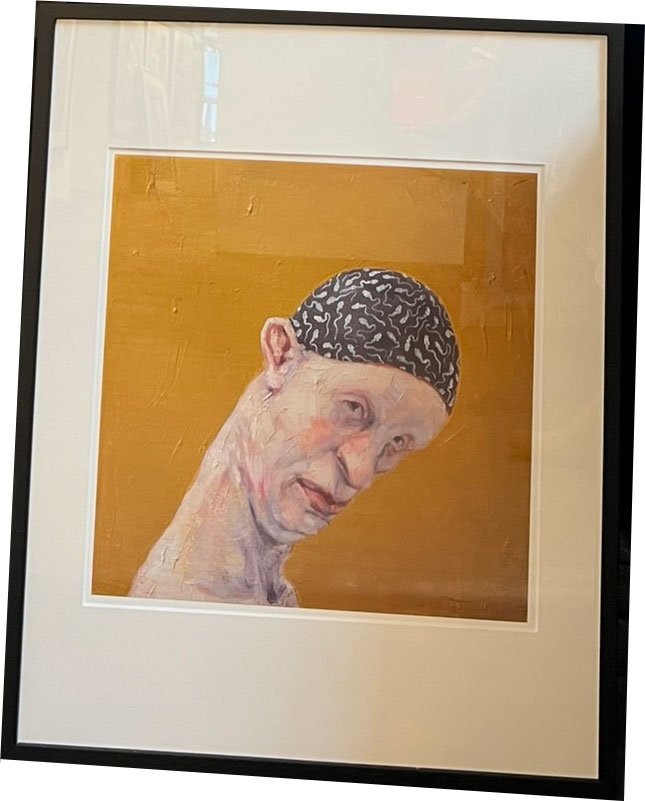 Fools - indrammet plakat af Michael Kvium 40x50cm