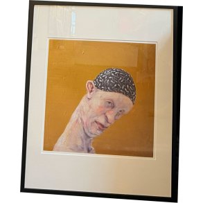 Fools - indrammet plakat af Michael Kvium 40x50cm