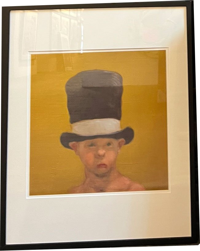 Fools - indrammet plakat af Michael Kvium 40x50cm