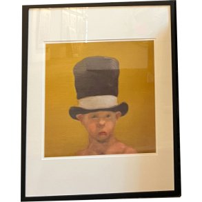 Fools - indrammet plakat af Michael Kvium 40x50cm